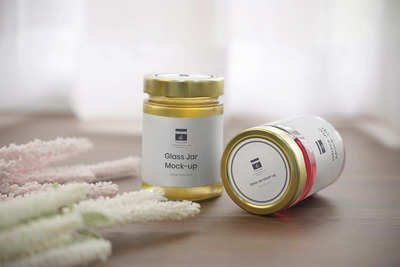 时尚高端多用途玻璃瓶化妆品包装设计VI样机展示模型mockups