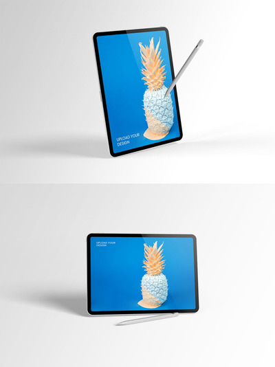 时尚的Ipad Pro样机模型[JPG,PDF,PSD]Vol 02