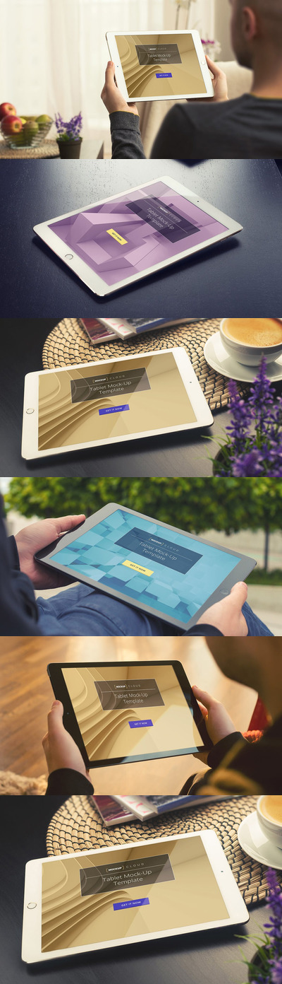 真实环境iPad平板电脑样机