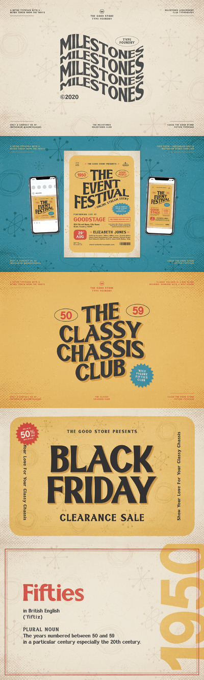 五十年代55枚徽章(AI,PSD)