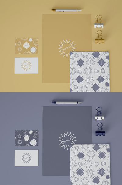 办公室文具用品样机[PSD]