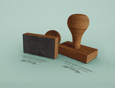 logo印章设计样机（PSD）