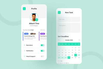 任务管理应用程序UI工具包[FIG,PSD,XD]