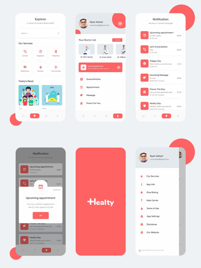 医疗药品应用程序模板[FIG,PSD,XD]