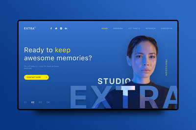 工作室网站横幅模板[FIG]