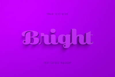 3D酷炫字体样式(PSD)