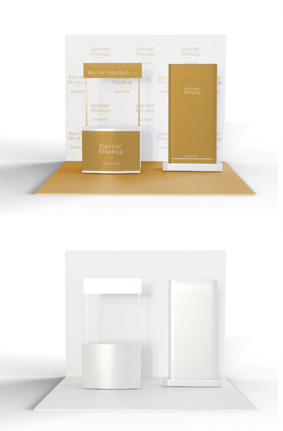 展示展台模型样机（PSD）