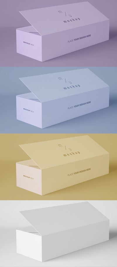 高端礼品纸盒样机（PSD）