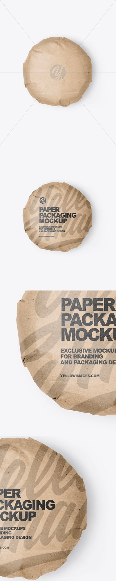 牛皮纸茶饼包装样机