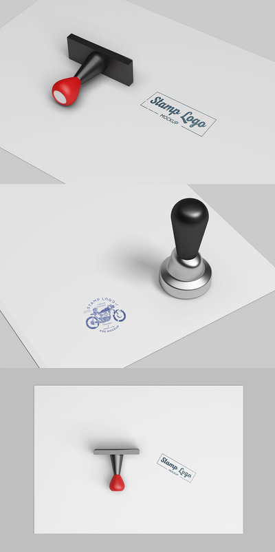 简约的印章样机（PSD）