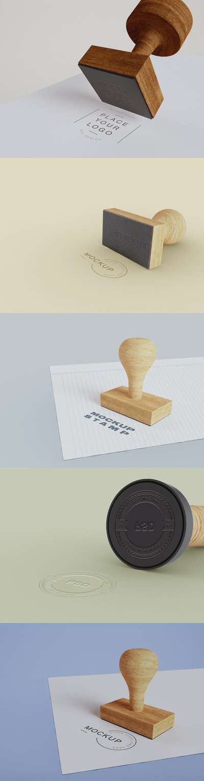 logo图章样机（PSD）