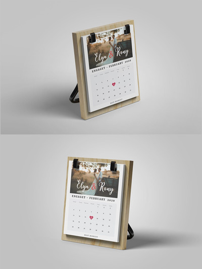 婚礼日历模型样机（PSD）