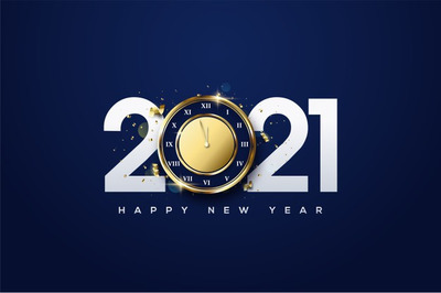 2021牛年新年设计背景