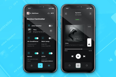 智能居家家电控制APP UI (fig)