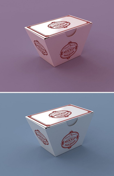 中式快餐包装设计样机（PSD）