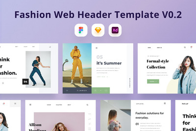 电商网站头部巨无霸设计模板（FIG,SKETCH,XD）