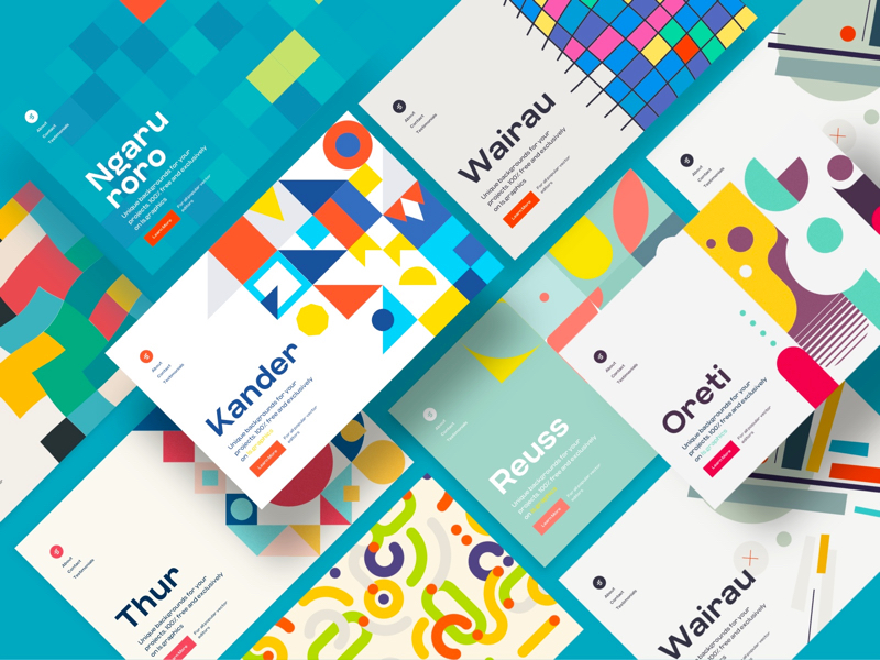 美丽的手工绘制图案素材