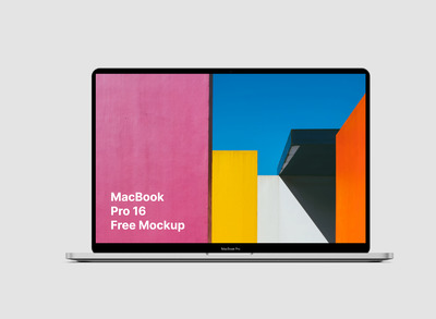 新版Macbook Pro 16电脑样机模型