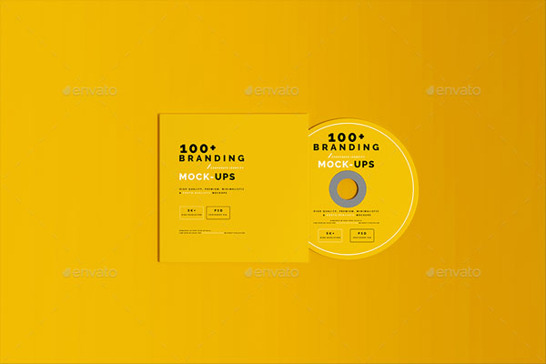 CD/DVD光盘和保护套品牌样机