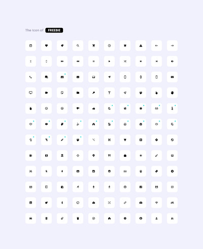 精致的高像素图标