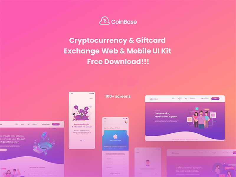 比特币网页和移动UI工具包