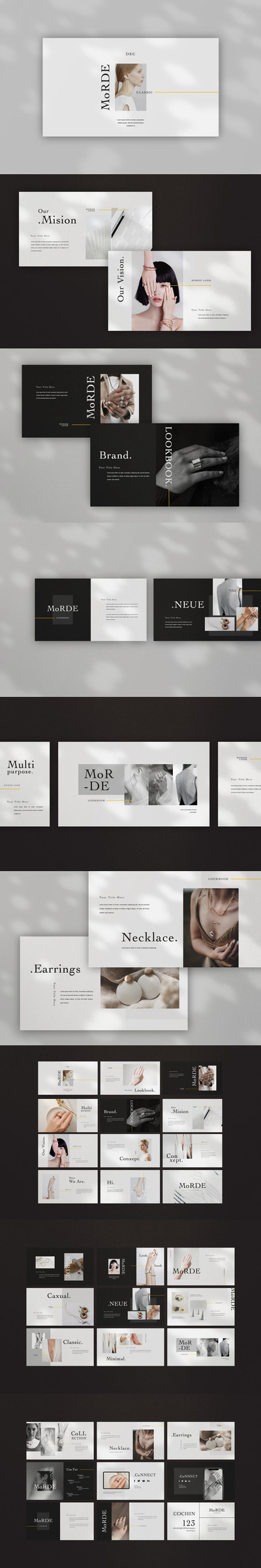 现代极简主义PPT模板下载（PPTX）