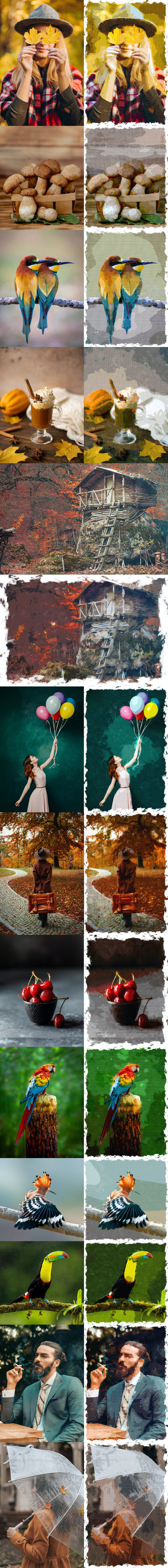 艺术画笔PS笔刷（ABR,ATN,PAT）