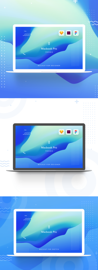 电脑Macbook Pro矢量样机