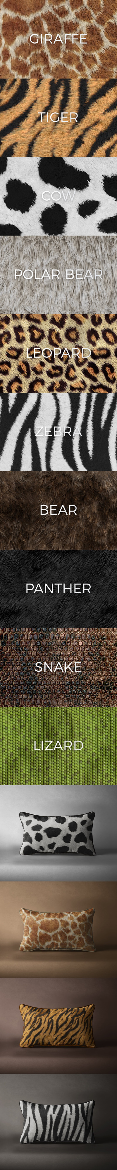 动物皮毛背景素材（JPG,Pat）