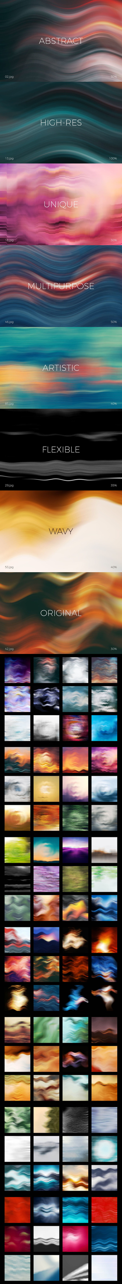 波浪抽象背景图片（JPG）