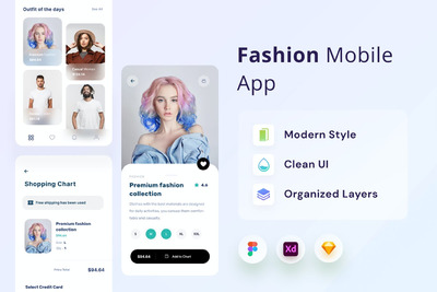 时尚高端多用途的高品质APP UI KITS