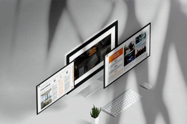 公司业务方案介绍展示作品集设计模板