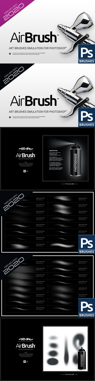 喷枪&涂鸦艺术油漆喷涂PS笔刷素材