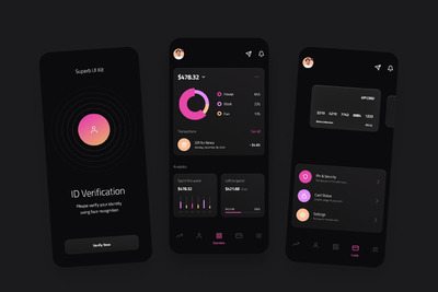 多用途的移动手机应用程序APP UI KITS-figma