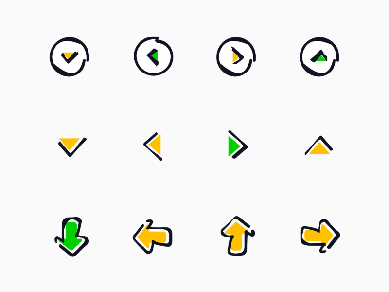个性矢量手工制作图标包