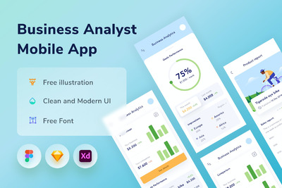 业务数据分析APP（FIG,SKETCH,XD）