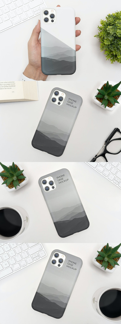 手机壳设计展示样机（PSD）