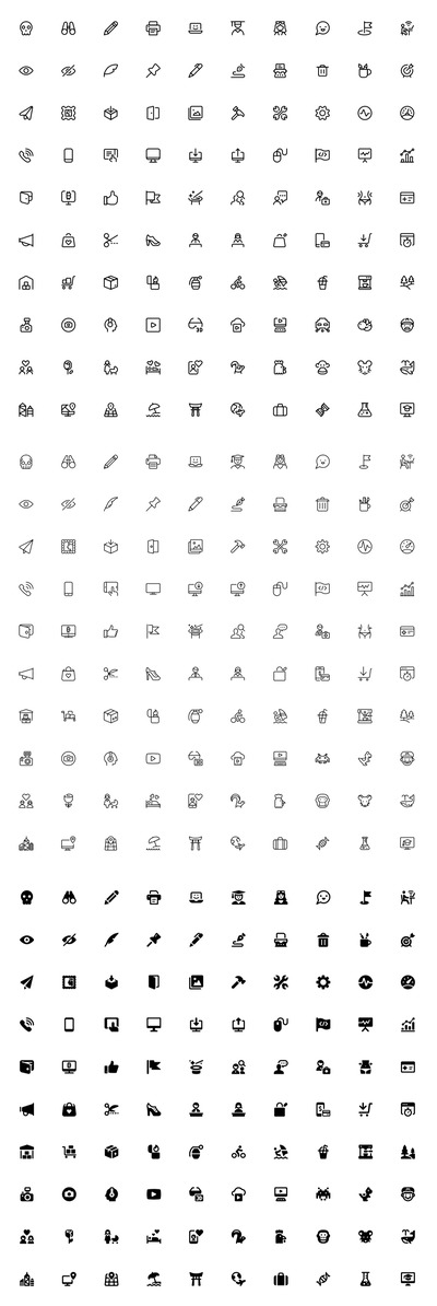 极简主义图标库