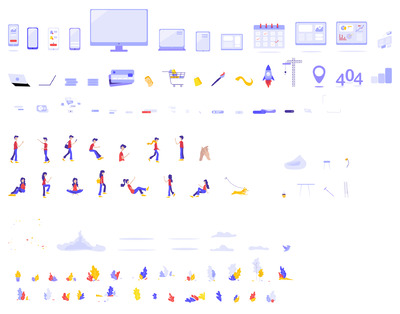 Pulse插画UI工具包