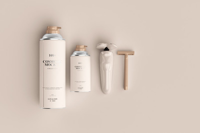 剃须产品原型套装样机[PSD]