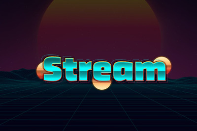 立体游戏文字效果（PSD）