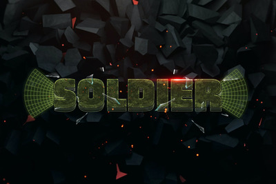 酷炫游戏文字效果（PSD）