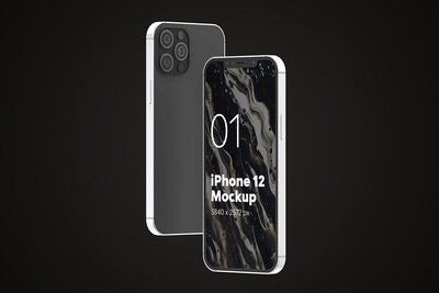 iPhone 12 酷炫常见样机（PSD）