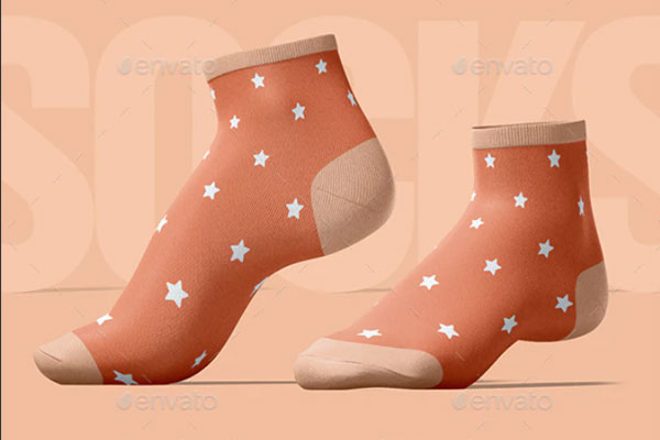 360°旋转袜子动画样机