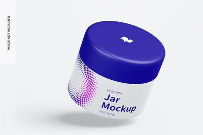 护肤面霜罐展示样机[PSD]