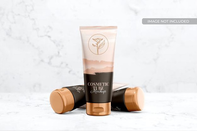 护肤品管子包装样机[PSD]