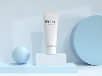 洗漱护肤产品样机[PSD]