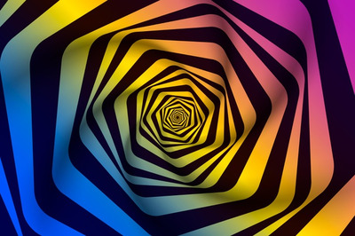 迷幻的视错觉背景