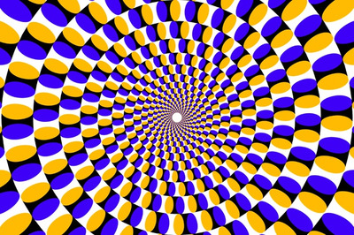 抽象几何视错觉背景