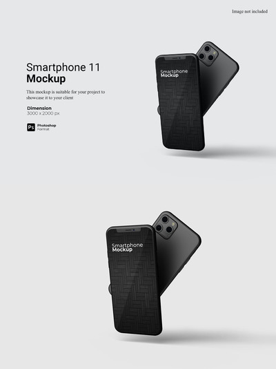 iPhone 11 APP UI样机展示模型mockups